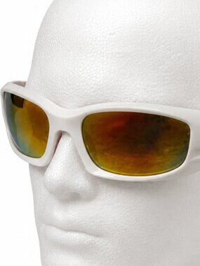 Vintage Panama Jack Wrap Around Sunglasses DG1014 PJD WHITE RED *SOME WEAR*
